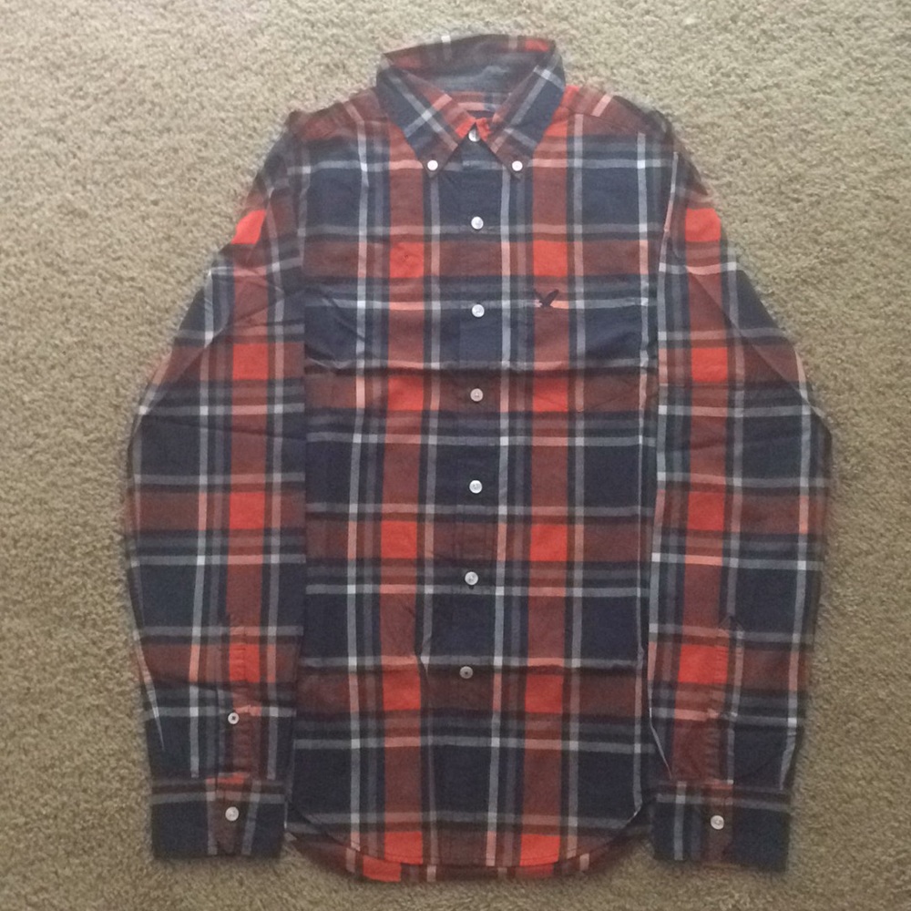 American 🦅 Eagle long sleeve button up shirt